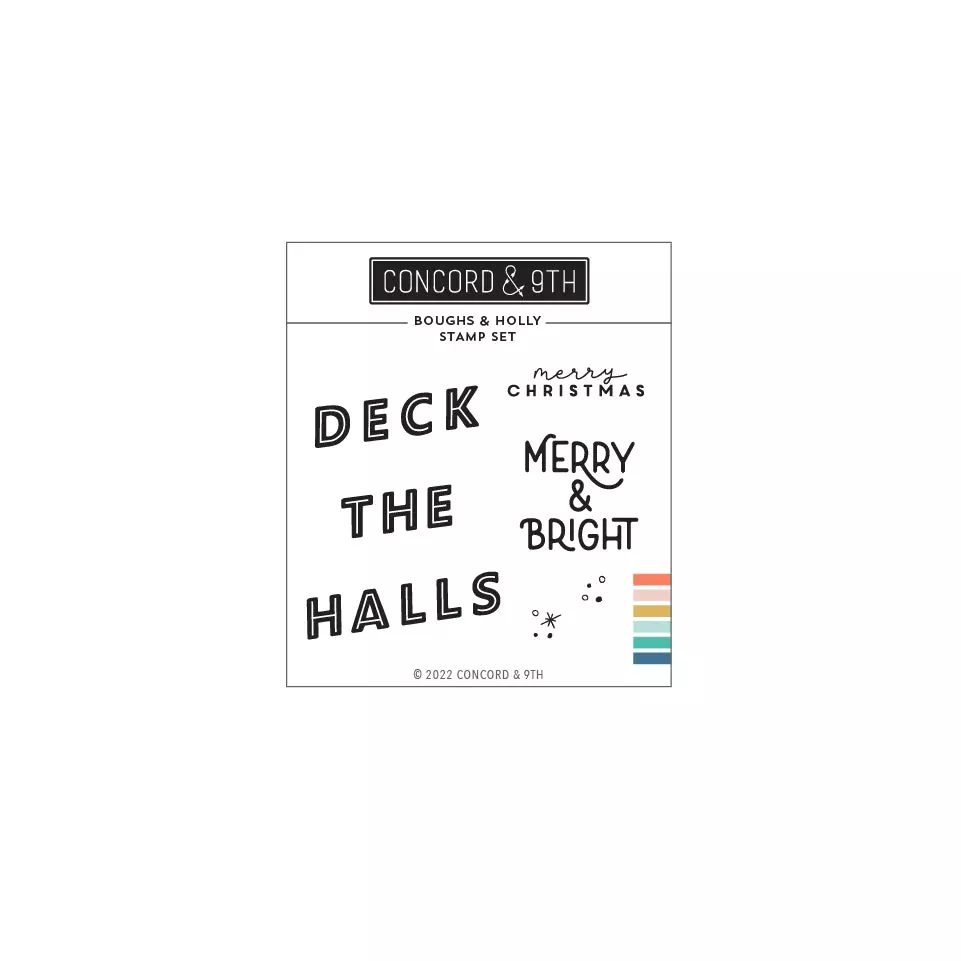 Stamps: Concord & 9th-Boughs & Holly