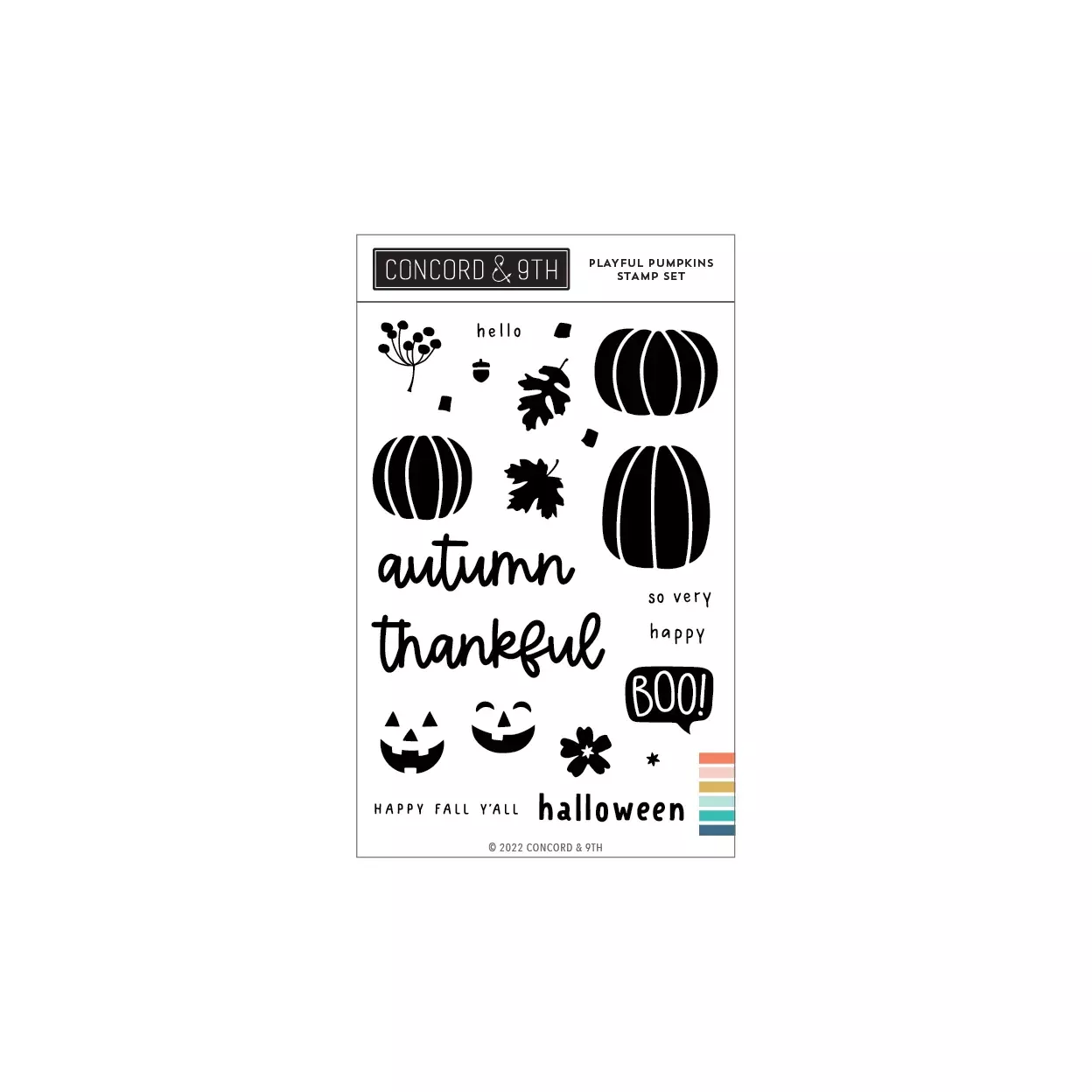 Stamps: Concord & 9th-Playful Pumpkins Stamp Set
