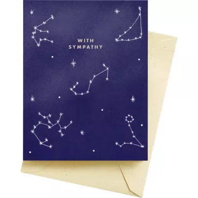 Stars Sympathy Card