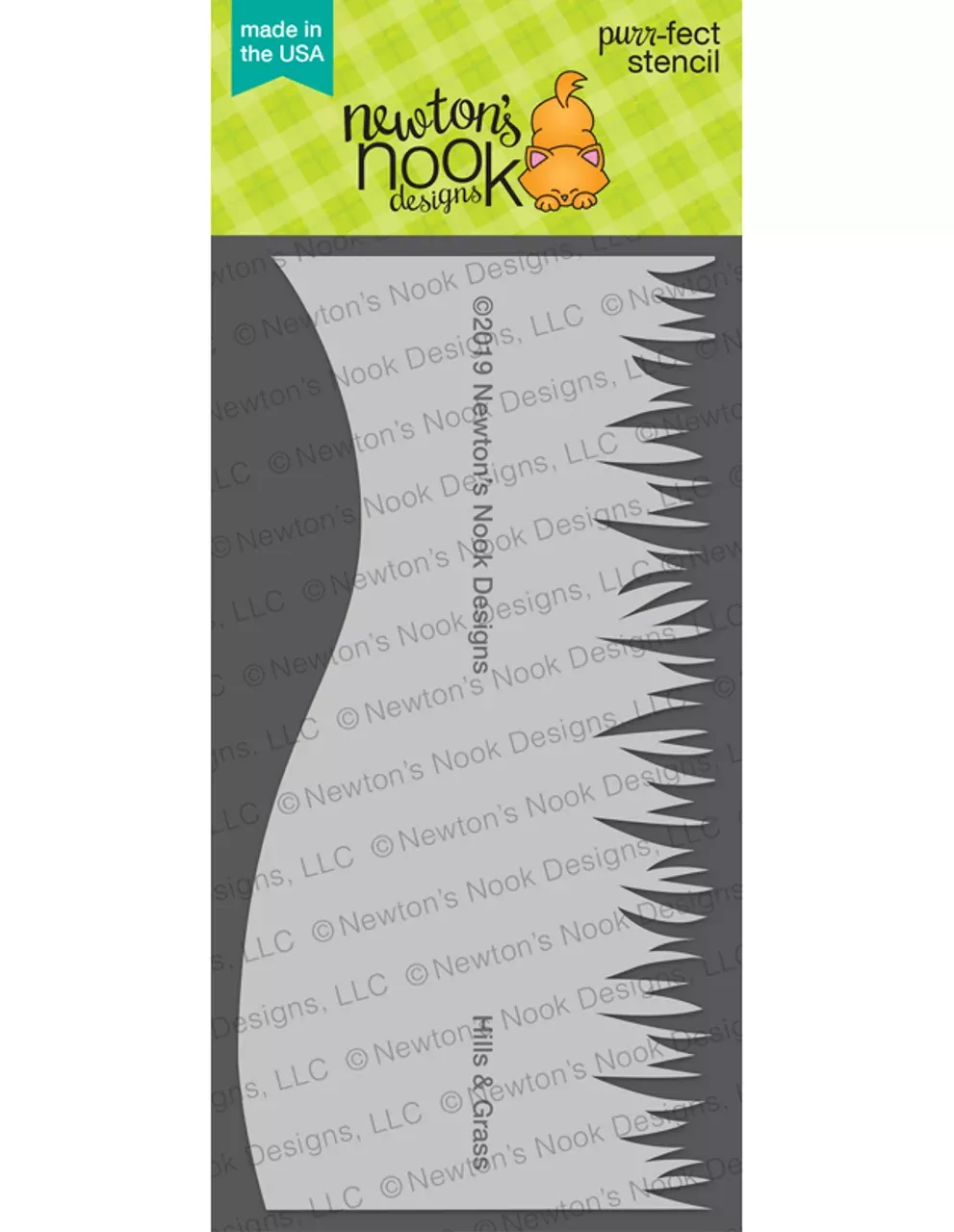 Stencils: Newton’s Nook-Hills & Grass Stencil