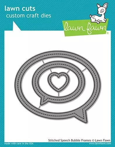 Stitched Speech Bubble Frames Dies - RETIRING