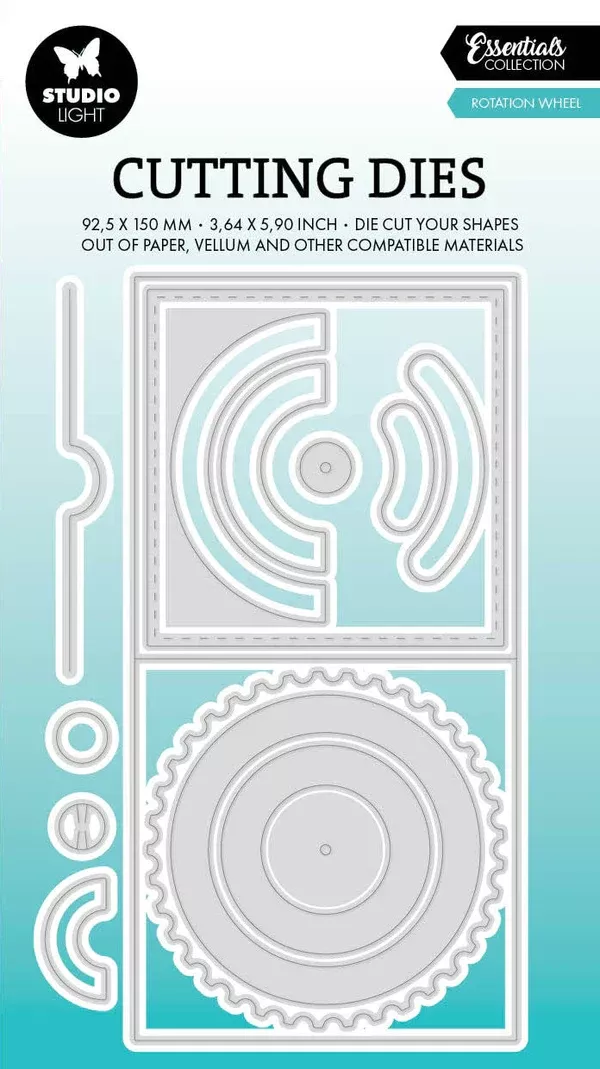 Studio light - Cutting Dies Rotation Wheel Essentials 15 PC