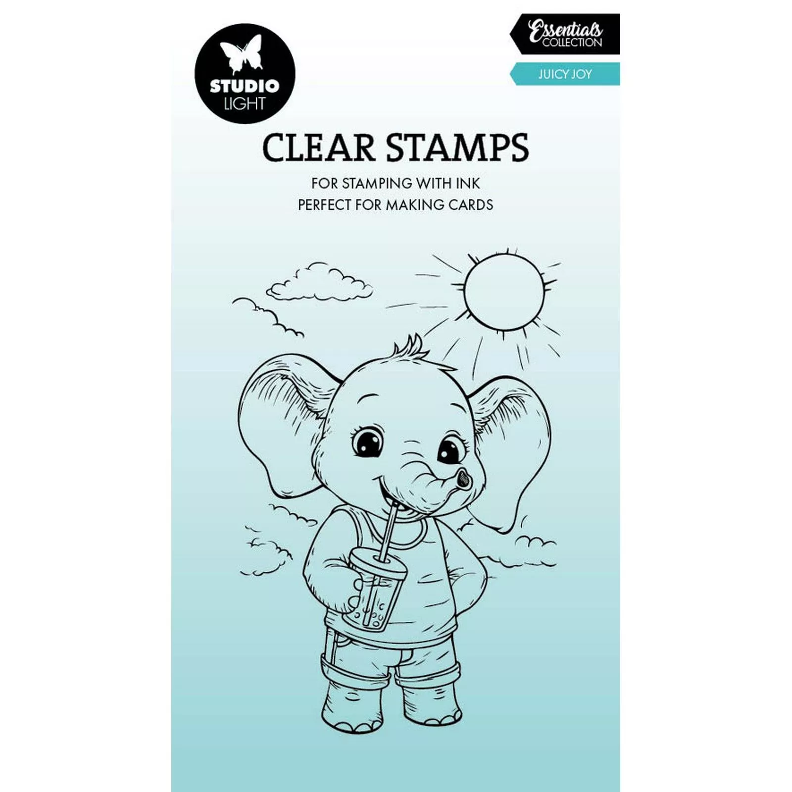 Studio Light • Essentials Clear Stamps Juicy Joy Elephant