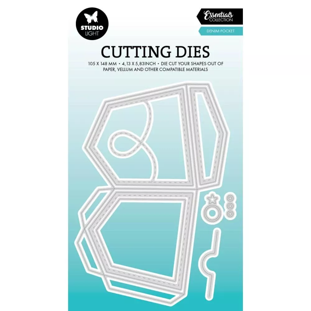 Studio Light Essentials Cutting Die Nr. 788, Denim Pocket