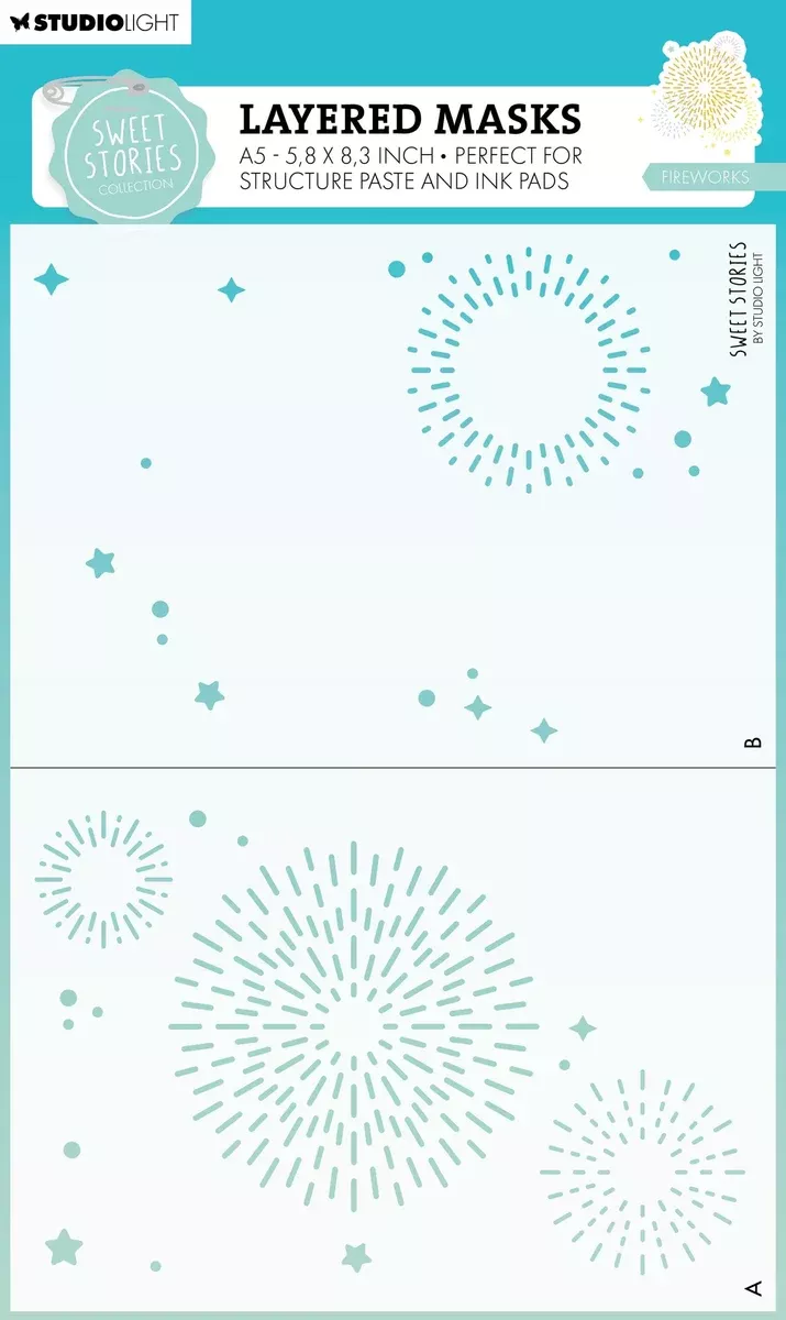 STUDIO LIGHT - Mask Fireworks Sweet Stories 1 SH