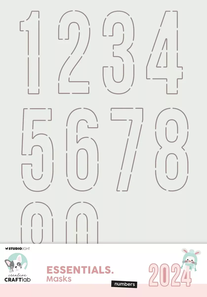 STUDIO LIGHT - Mask Numbers Essentials