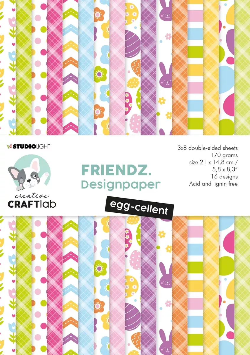 Studio Light - Paper Pad Egg-celent Friendz