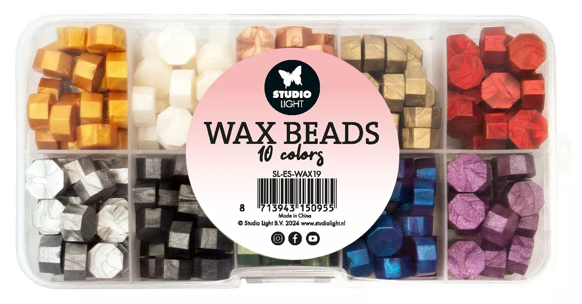 Studio Light Wax Beads Metallic Colors Essentials Tools 10 Colours