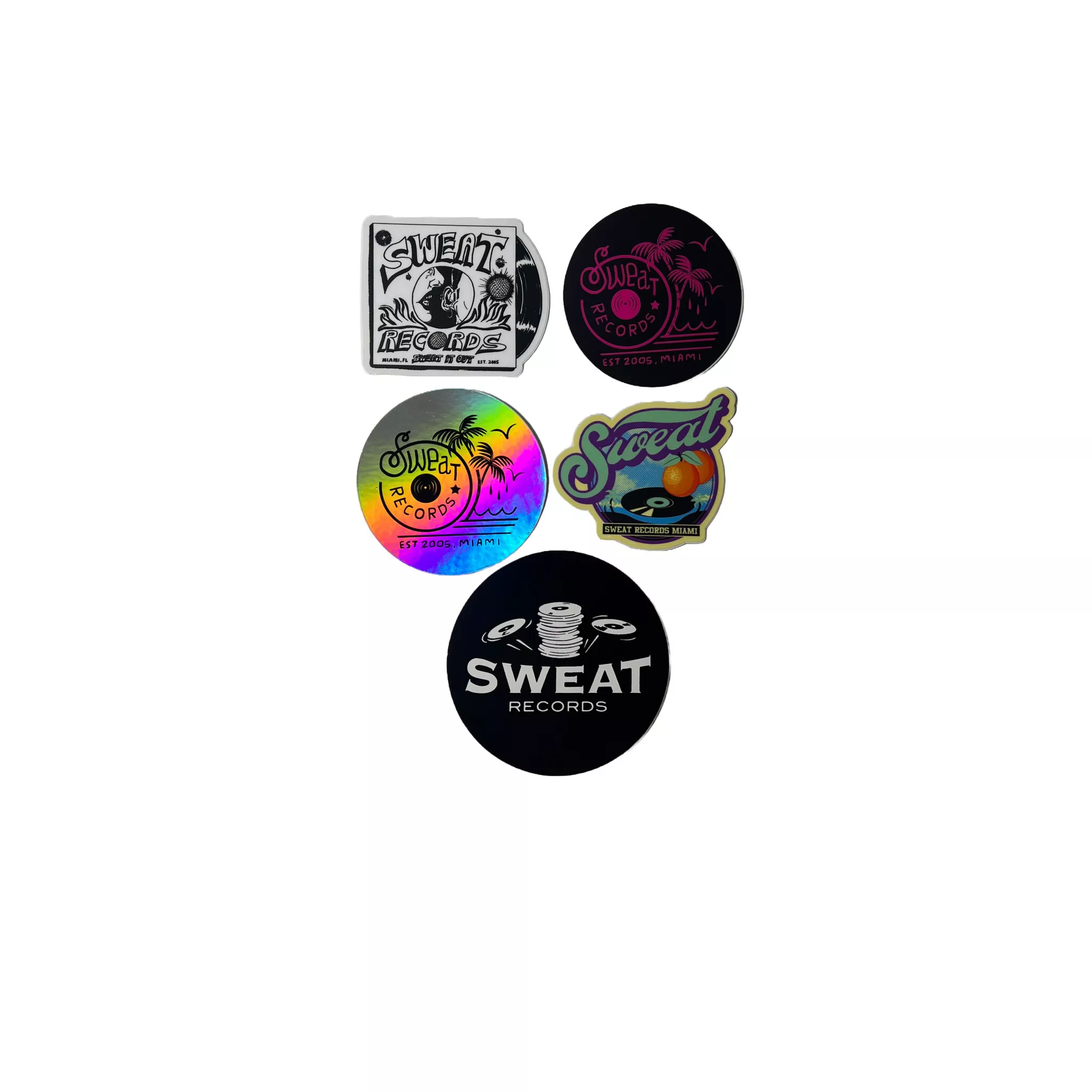 Sweat Records Sticker Pack