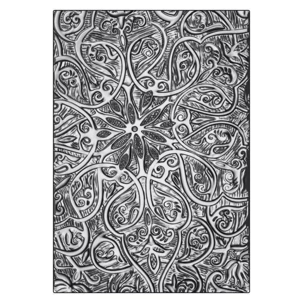 Tim Holtz - 3D Texture Fades Embossing Folder - A5 - Engraved Large