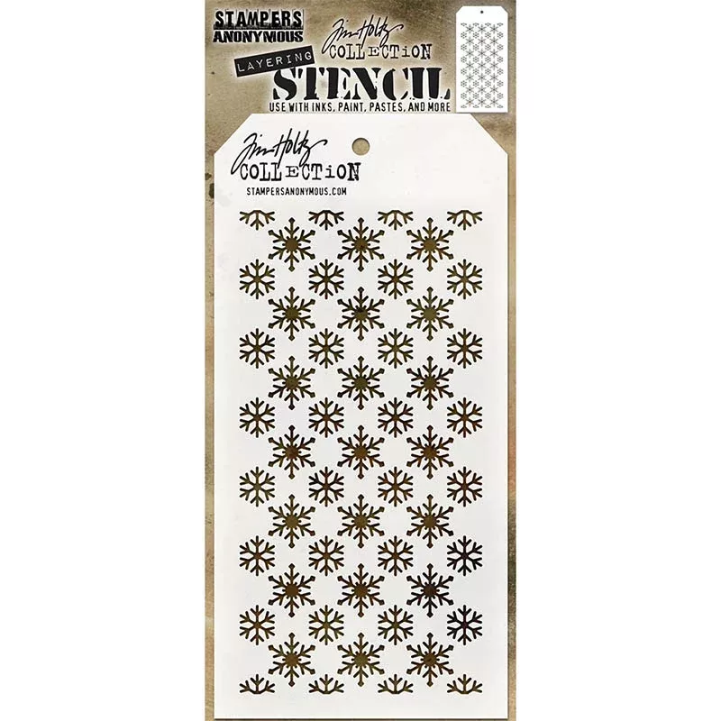 Tim Holtz Layering Stencil Flurries ths151
