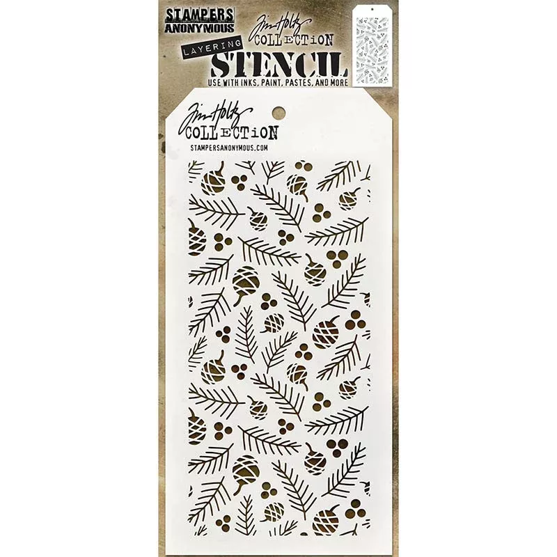 Tim Holtz Layering Stencil Gatherings ths152