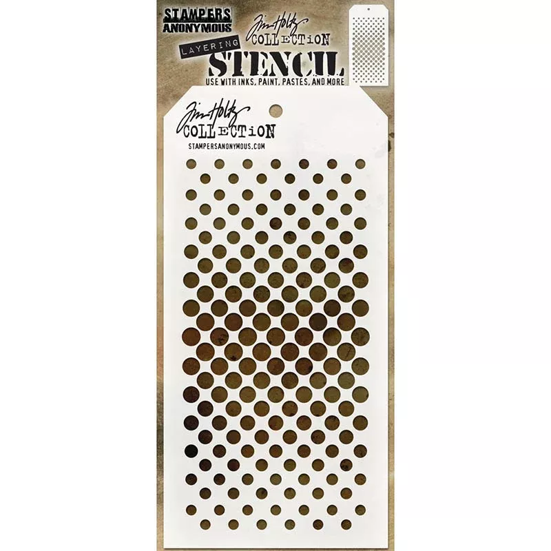 Tim Holtz Layering Stencil Gradient Dot ths118