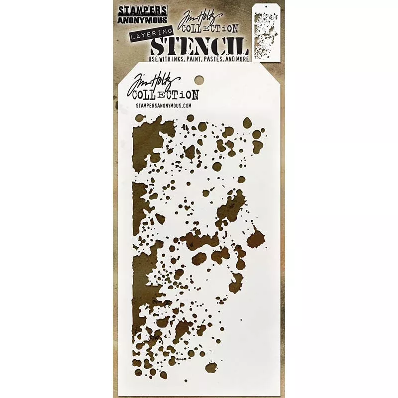 Tim Holtz Layering Stencil Grime ths130