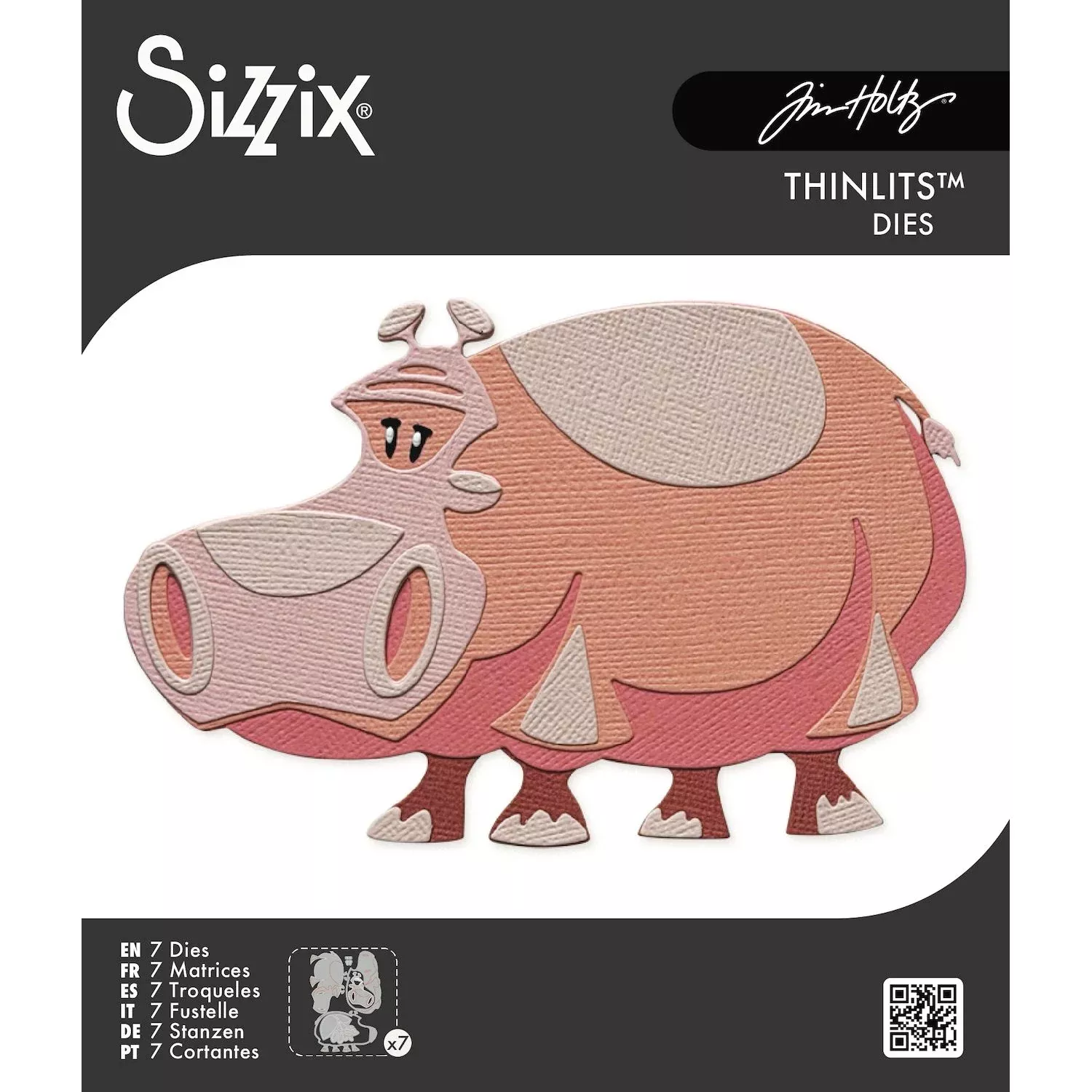 Tim Holtz Sizzix Bernice Colorize Thinlits Dies 665366