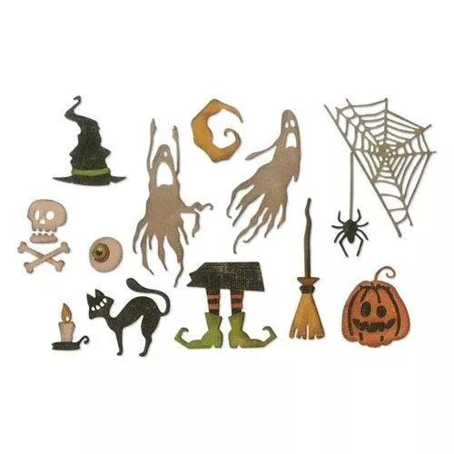 Tim Holtz Sizzix FRIGHTFUL THINGS Thinlits Dies 664209