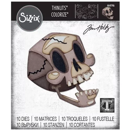 *Tim Holtz Sizzix SKELLY Colorize Thinlits Dies 664746