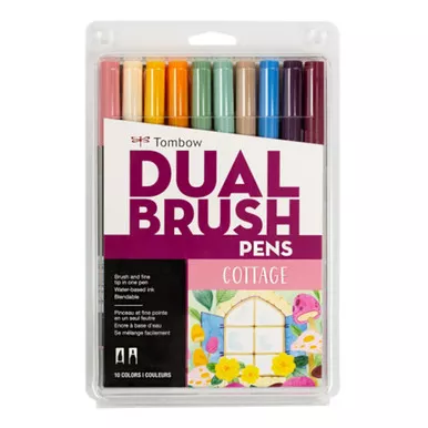 Tombow Cottage Palette Dual Brush Pen Set