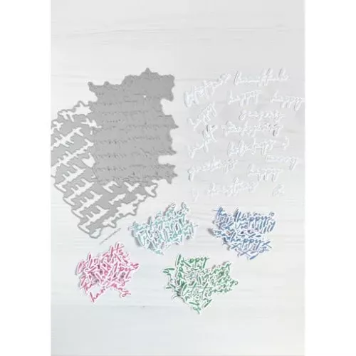 The Ton Many Sentiments (Holiday) Coverplate Dies