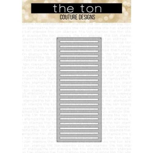The Ton SLIMLINE - Short Stripes Coverplate Die