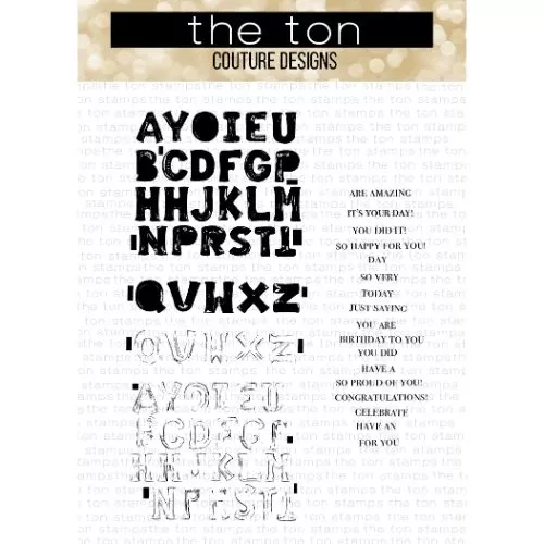 The Ton Stamps - Balloon Alphas  - Postage as per Actual