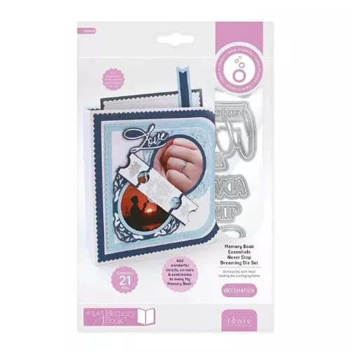 Tonic Studios Memory Book Essentials Never Stop Dreaming Die Set - Postage as per Actual