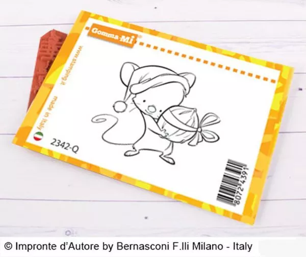 Topino Gift - Rubber Stamp - Impronte D'Autore