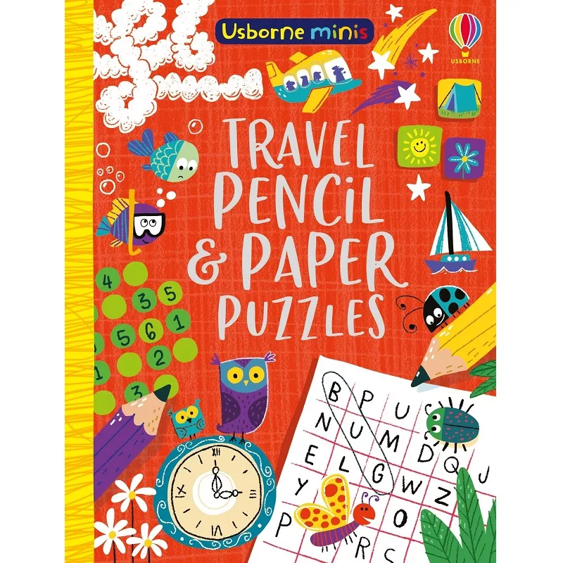 Travel Pencil & Paper Puzzles Mini Book