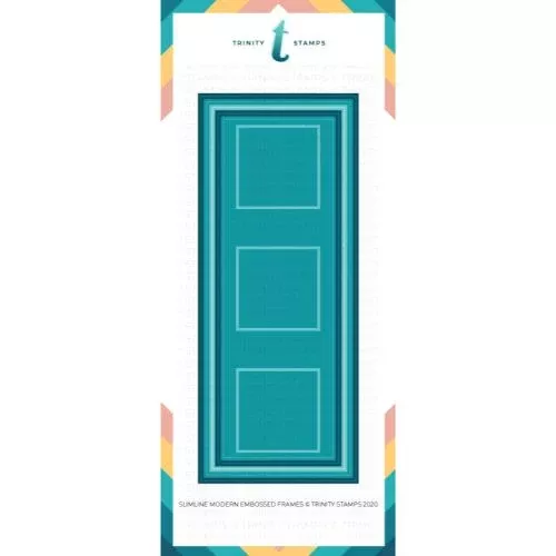 Trinity Stamps Slimline Series: Modern Embossed Panels Die Set