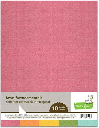 Tropical Shimmer Cardstock