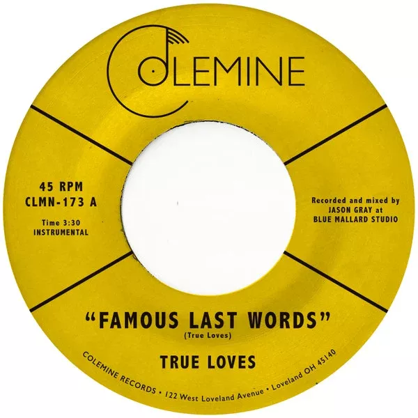 The True Loves (2) - Famous Last Words (7")