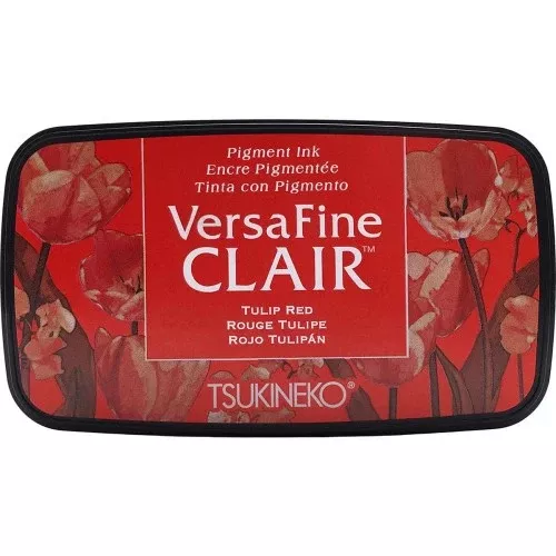 TSUKINEKO VersaFine Clair Ink Pad Tulip Red