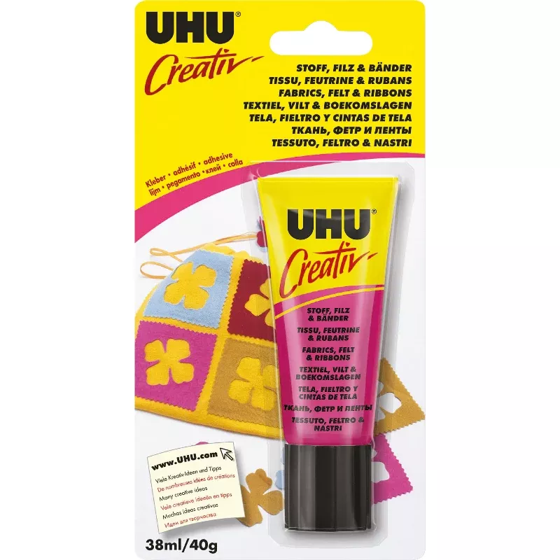 UHU Creativ' Fabrics Glue, 38ml