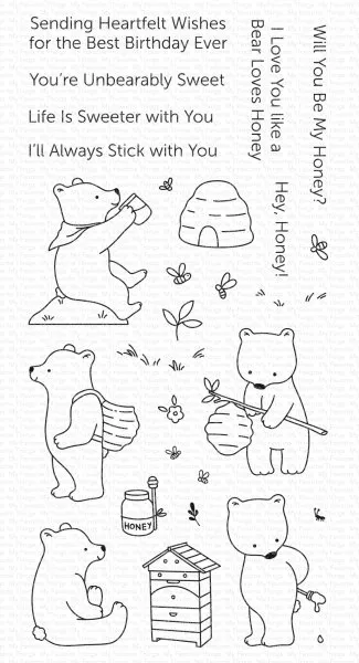Unbearably Sweet - Clear Stamps - My Favorite Things