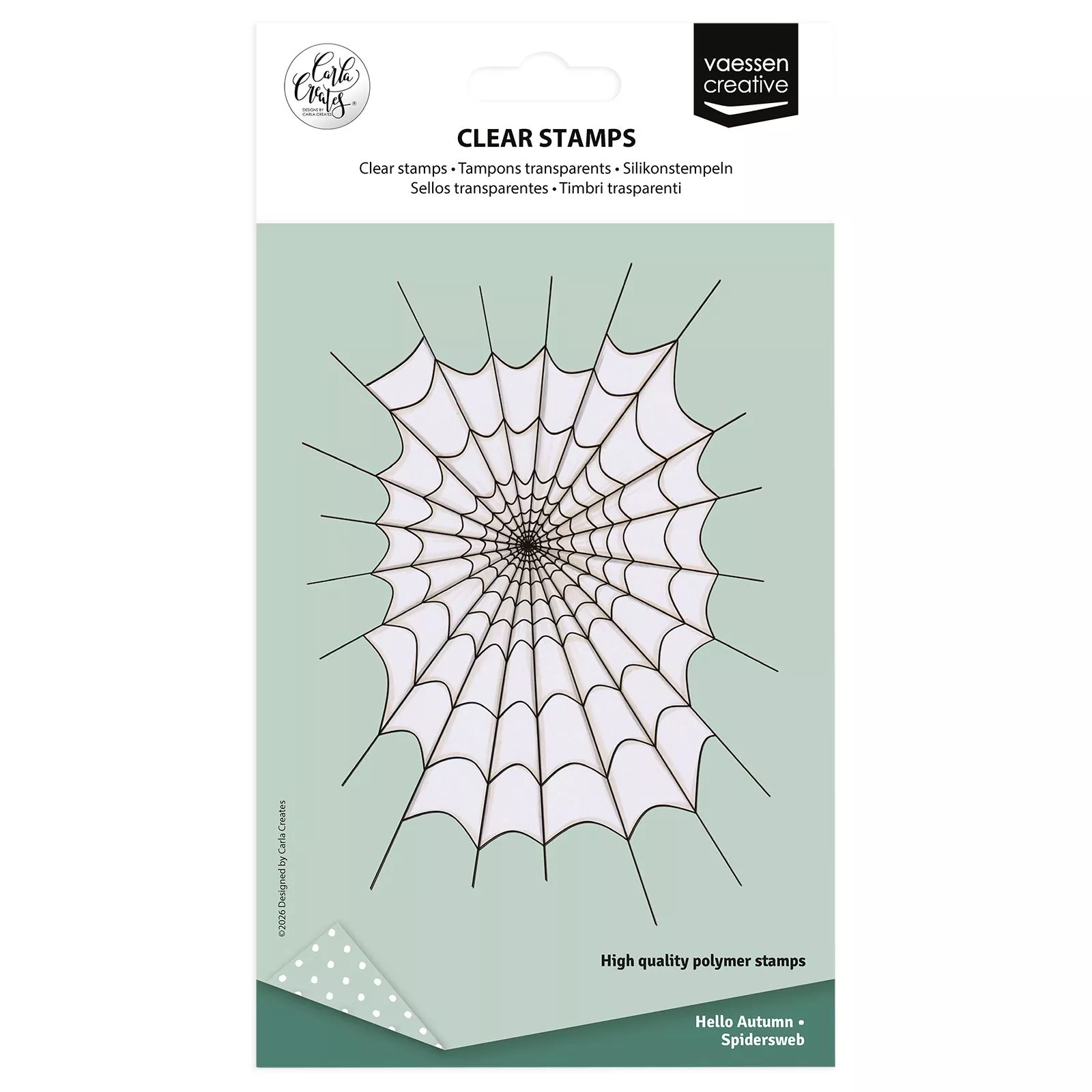 Vaessen Creative • Clear Stamp by Carla Creates Spiderweb