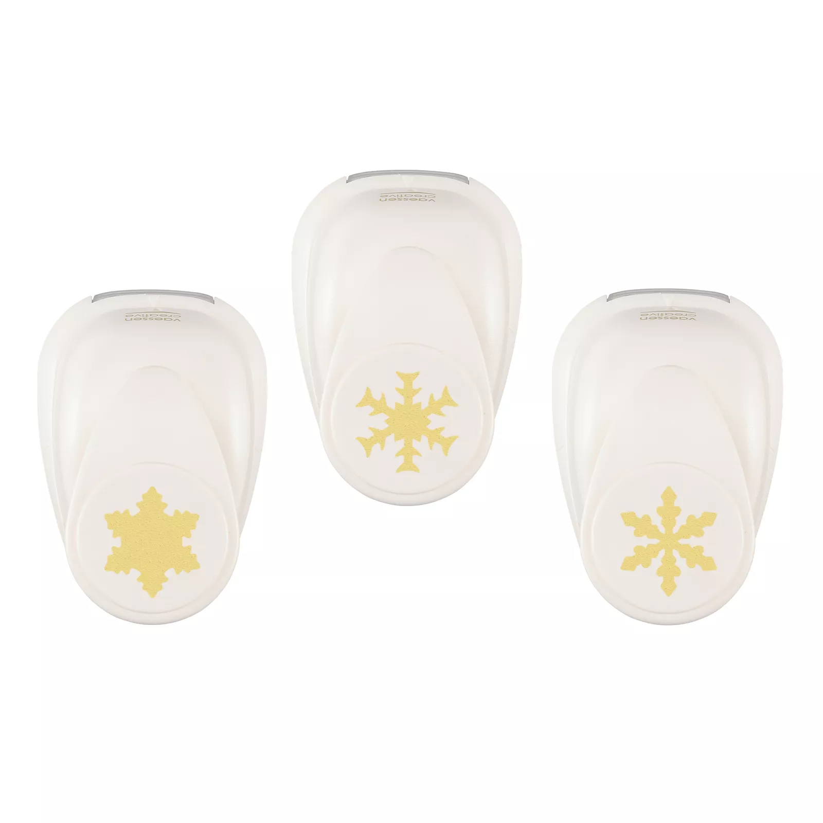 Vaessen Creative • Craft Punch Set Snowflakes Medium 3pcs