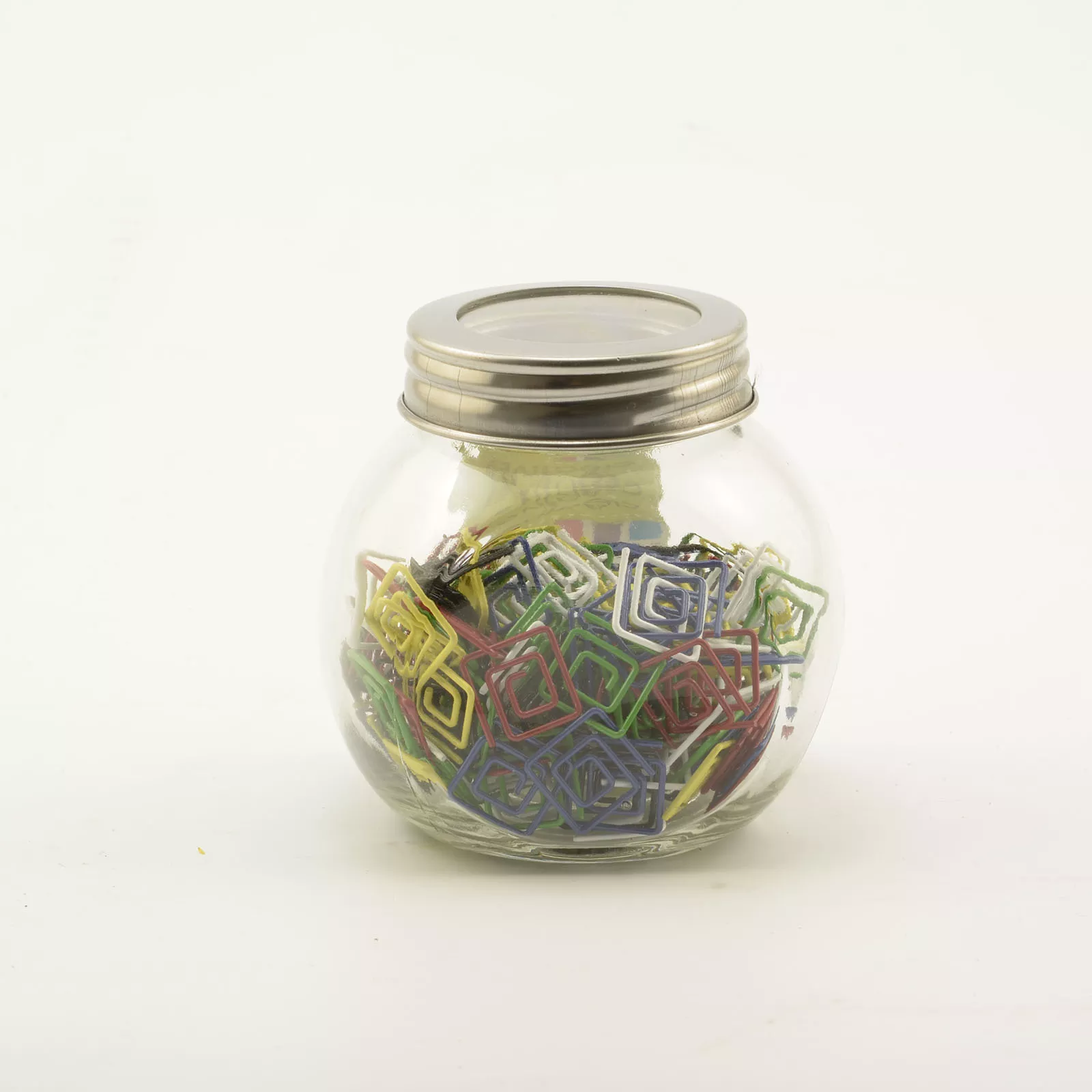 Vaessen Creative • Paper Clips In Jar 120g +/-233pieces Square