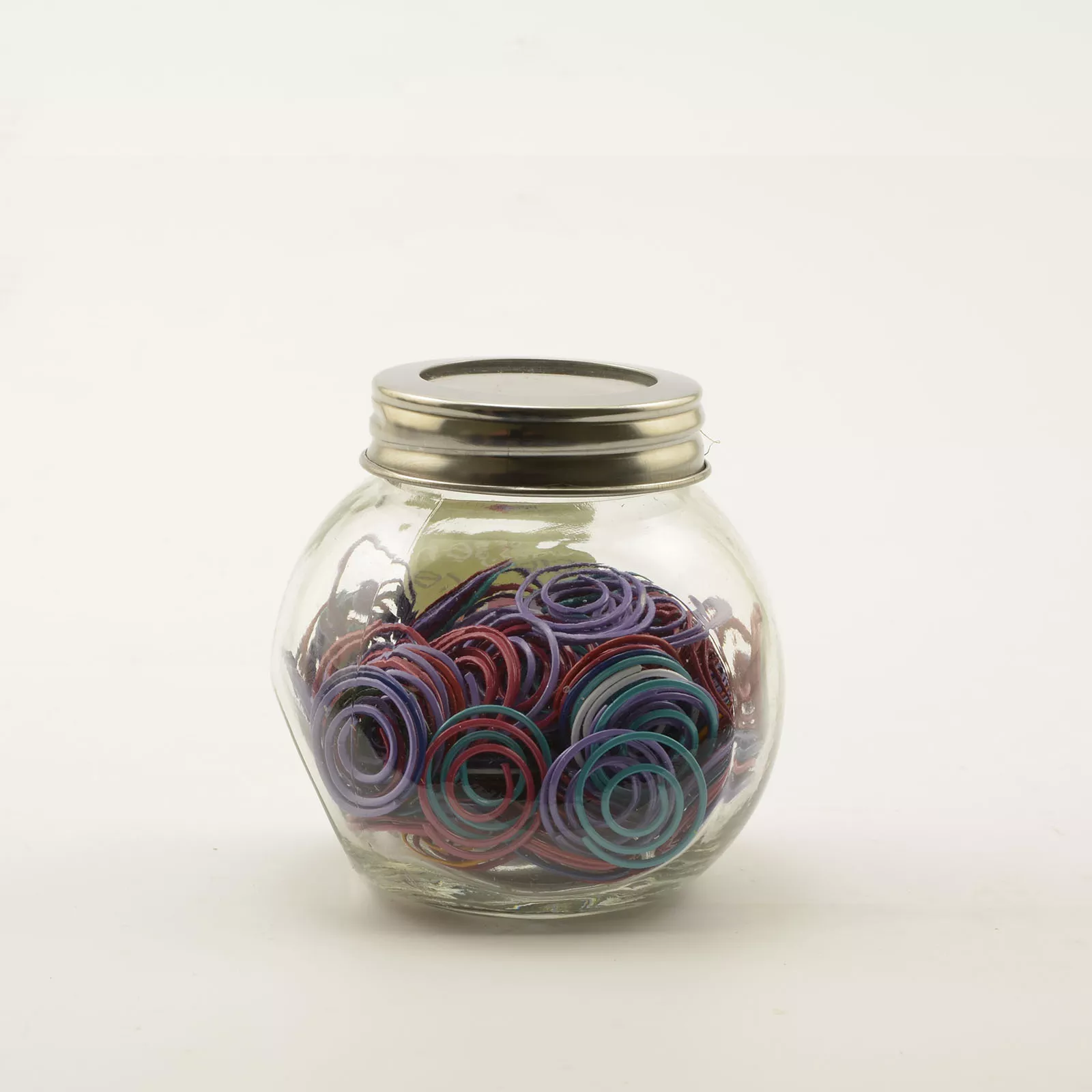 Vaessen Creative • Paper Clips In Jar 150g +/-170pieces Round
