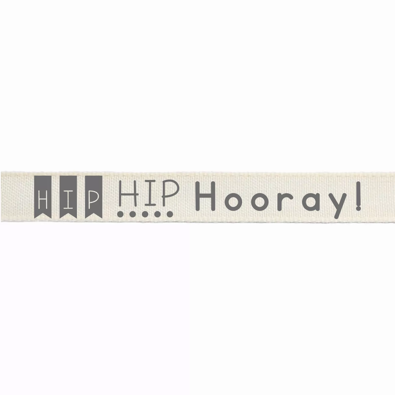 Vaessen Creative • Ribbon 20mx15mm ENG Hip Hip Hooray!