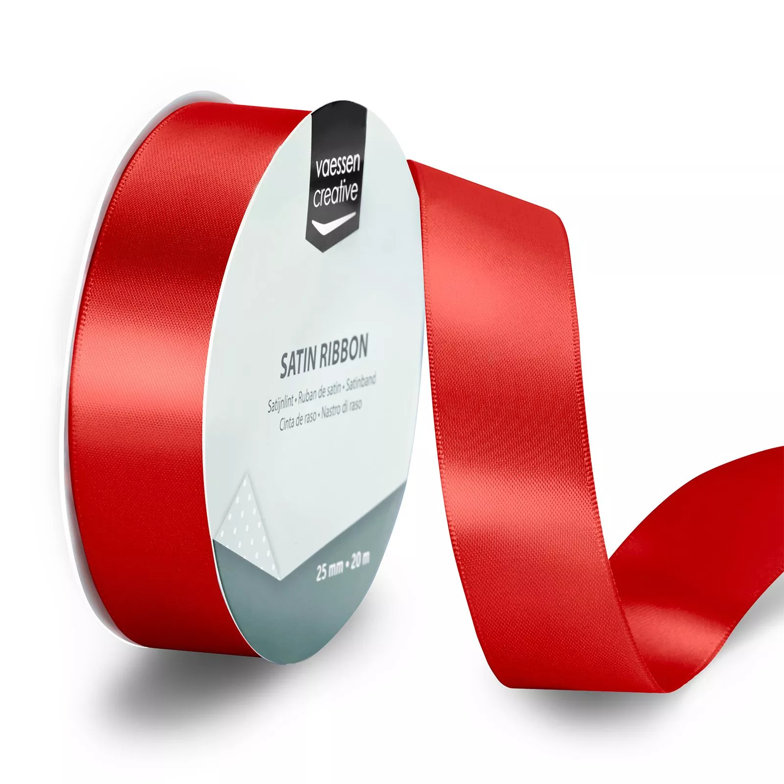Vaessen Creative • Satin Ribbon 65,7ftx1in Red