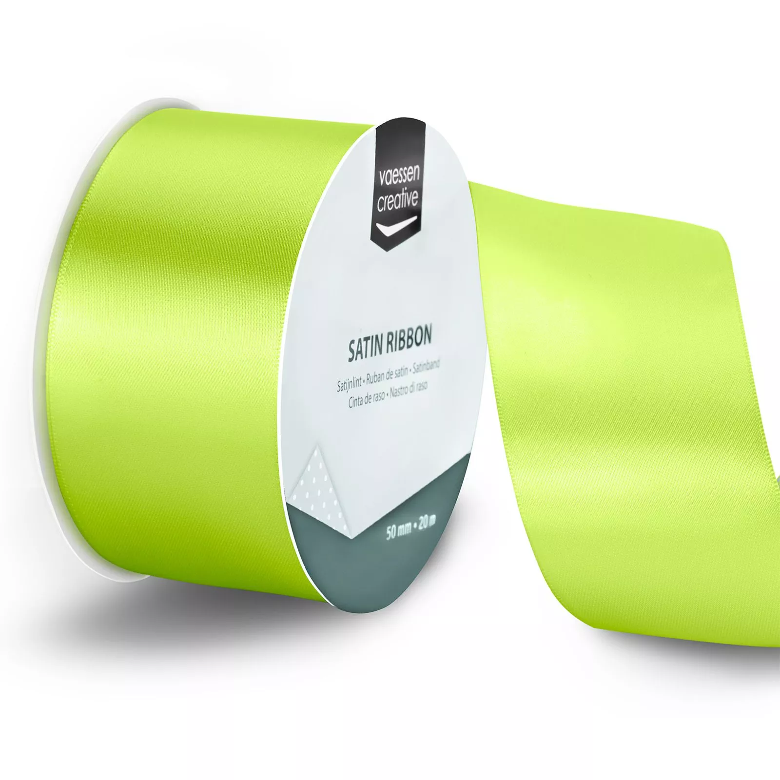 Vaessen Creative • Satin Ribbon 65.7ftx2.0in Apple Green