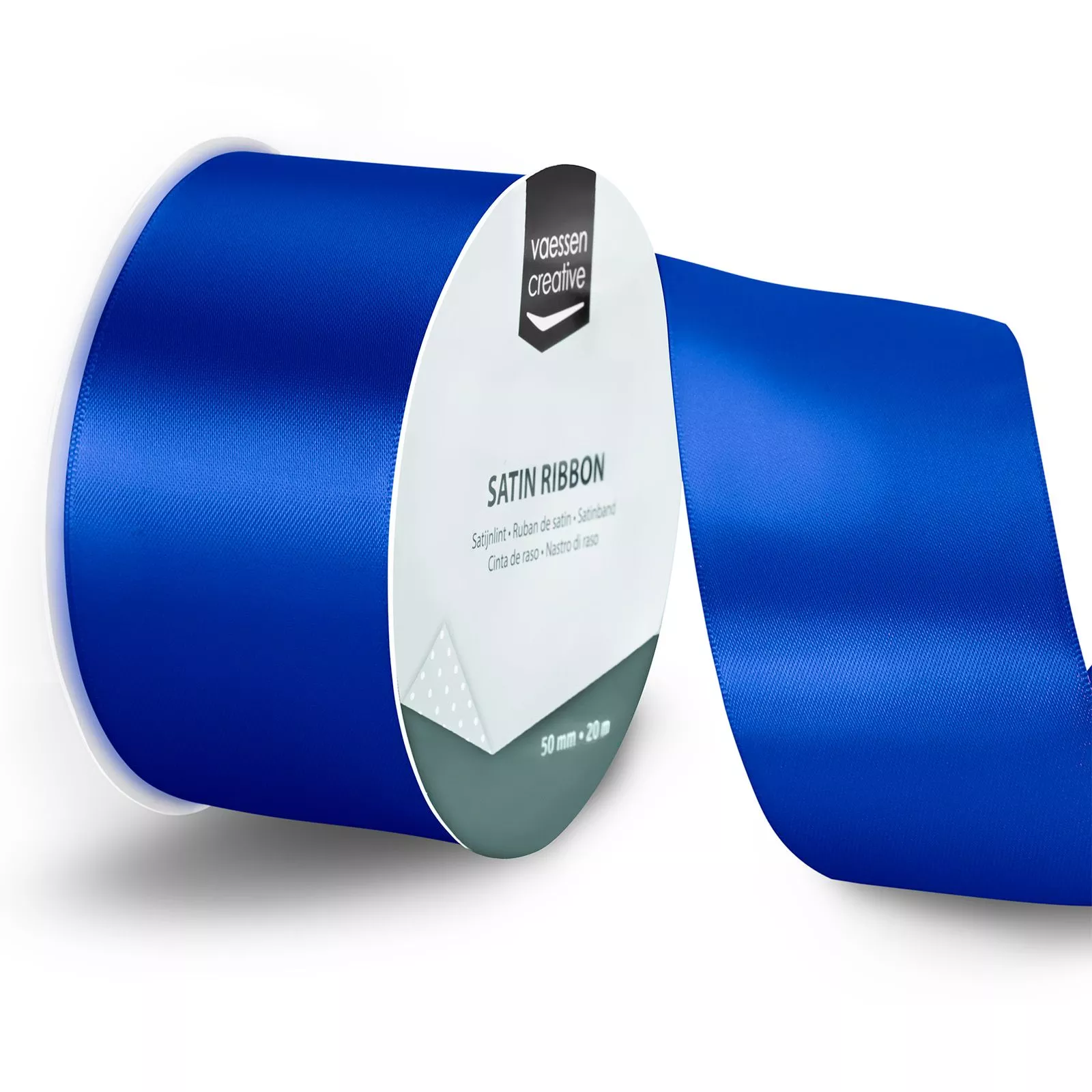 Vaessen Creative • Satin Ribbon 65.7ftx2.0in Electric Blue