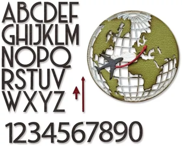 Vault World Travel - Thinlits Dies - Tim Holtz - Sizzix