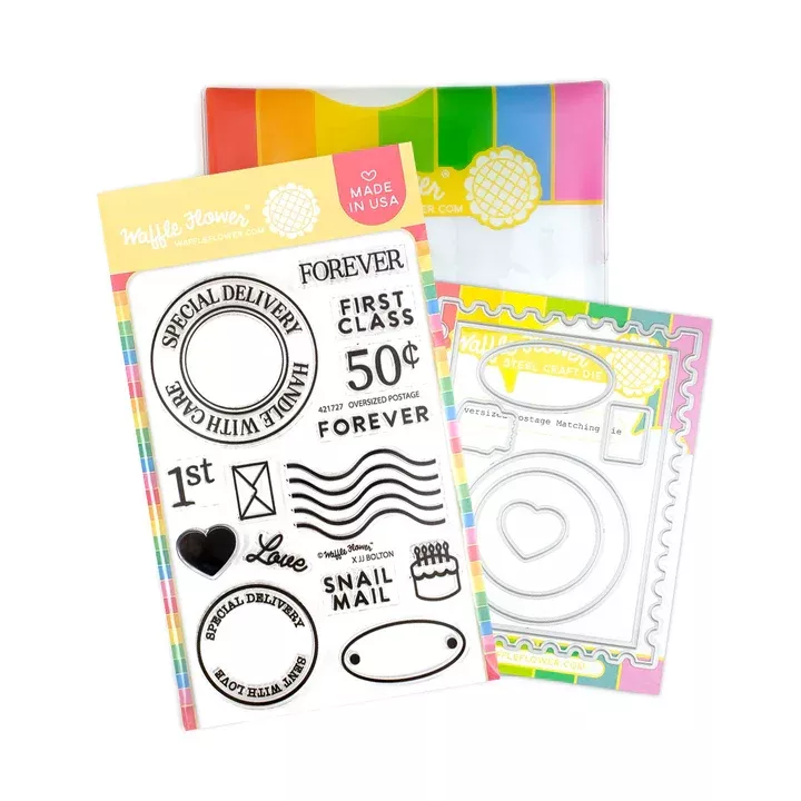 Waffle Flower Oversized Postage Combo