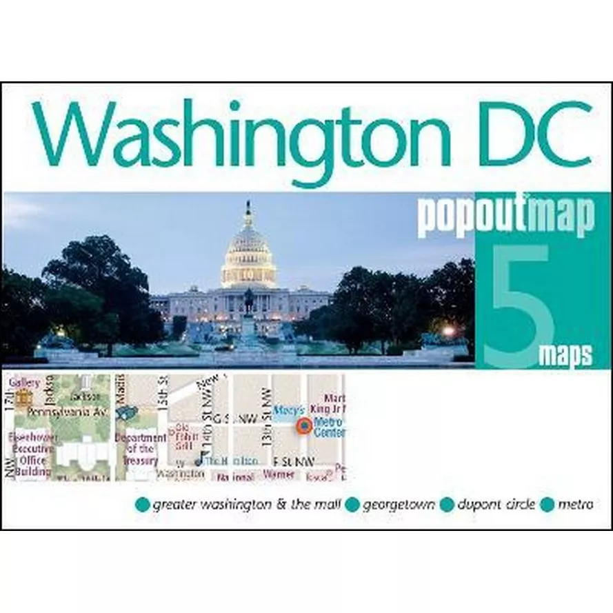 Washington DC Popout Map