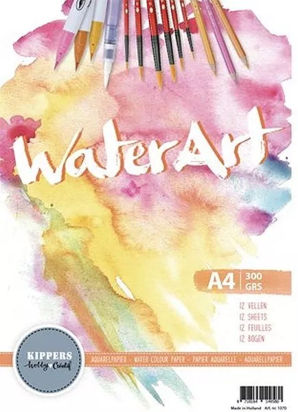 WaterArt - Aquarellpapier A4 - 300g