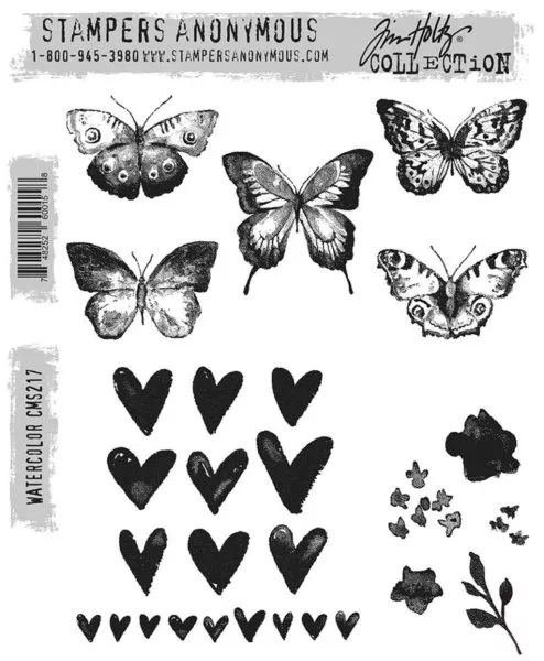 Watercolor - Rubber Stamps - Tim Holtz - Stampers Anonymous