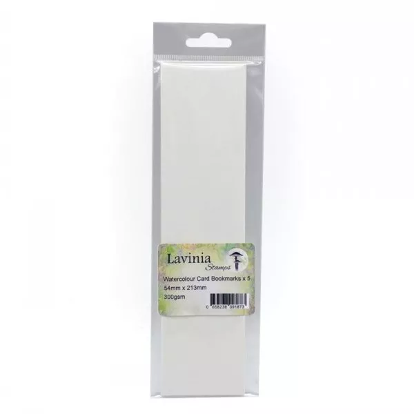 Watercolour Card Bookmarks - Lavinia