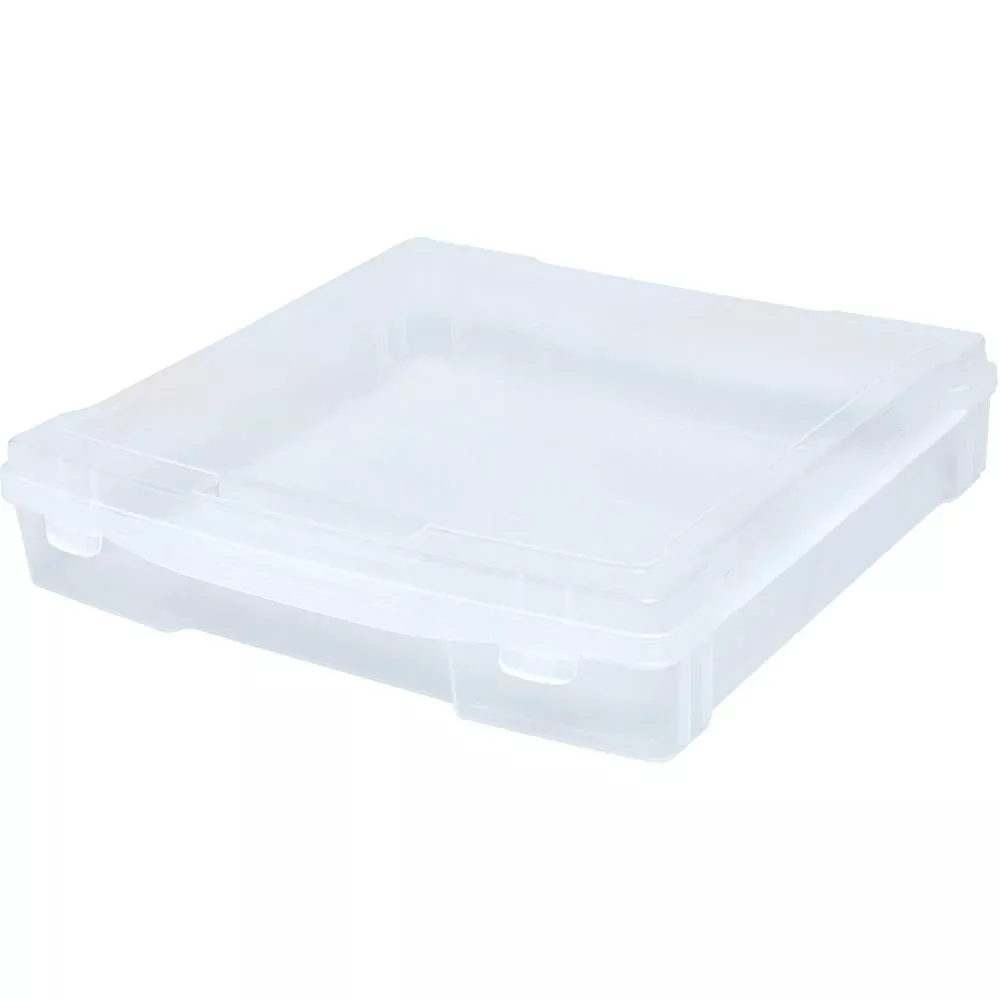 We R Craft & Photo Translucent Plastic Storage 12"X12" Case