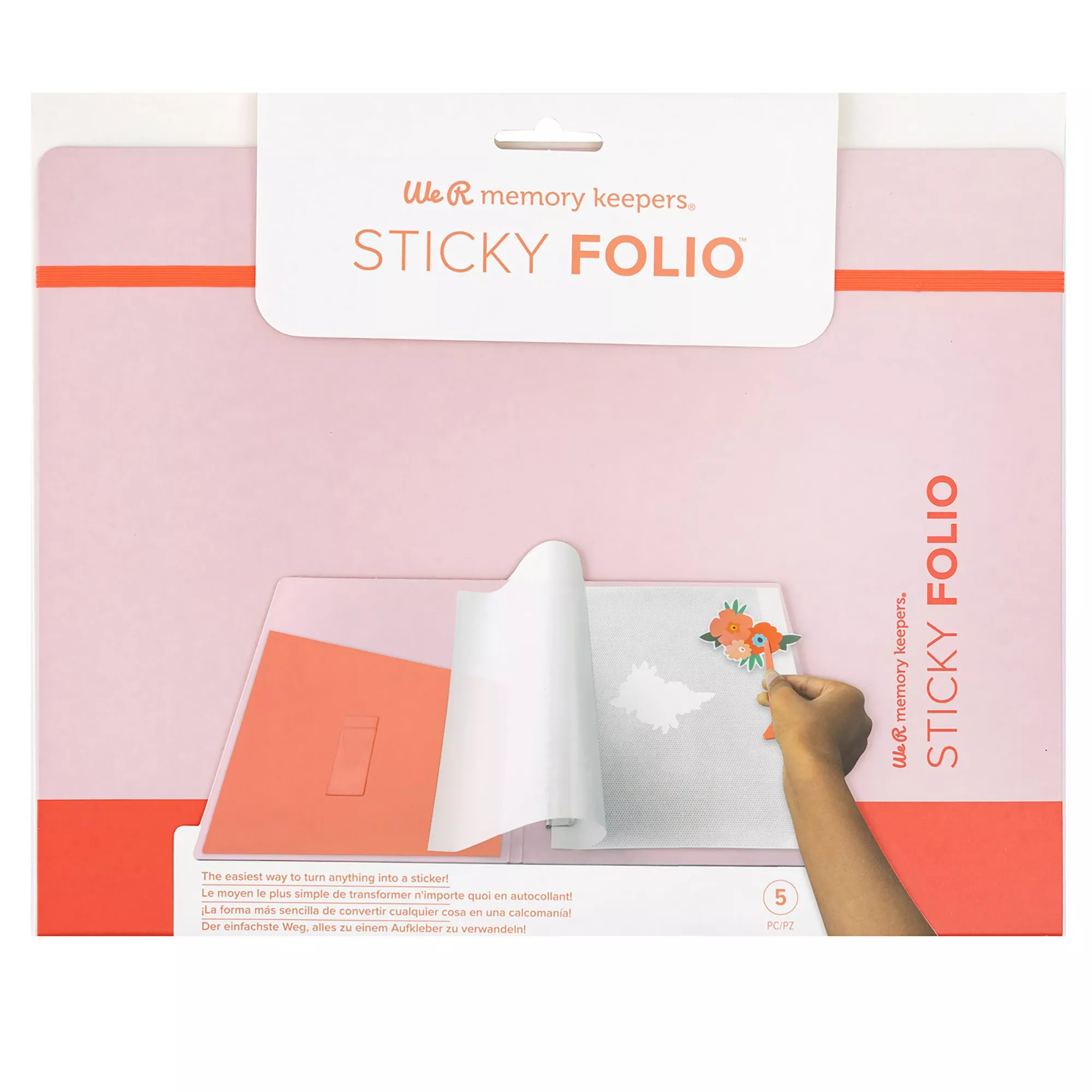 We R Memory Keepers Sticky Folio 8.5"X11" Red